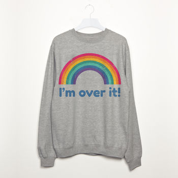 I’m Over It Women’s Slogan Sweatshirt, 6 of 6