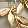 Gold Mistletoe Wreath Hanger, thumbnail 4 of 4