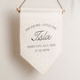 Welcome To The World New Baby Hanging Flag, thumbnail 2 of 3
