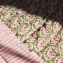 Reversible Indian Block Print Quilt, thumbnail 5 of 11