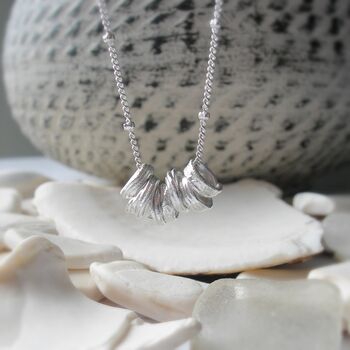 Sterling Silver Reels Necklace, 4 of 6