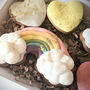 Pastel Rainbow Hearts Biscuit Box, thumbnail 1 of 5