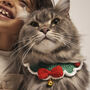 Crocheted Christmas Pet Collar, thumbnail 3 of 8