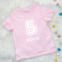 Kids Birthday T Shirt Personalised, thumbnail 4 of 7