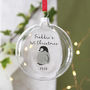 Personalised First Christmas Baby Penguin Bauble, thumbnail 2 of 8