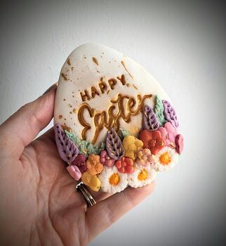 Personalised Hand Iced Easter Egg Postal Biscuit, 4 of 7
