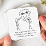 'Thinking About The Gym' Personalised Coaster, thumbnail 2 of 2