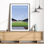 The Stoop Harlequins Rugby Poster, thumbnail 1 of 8