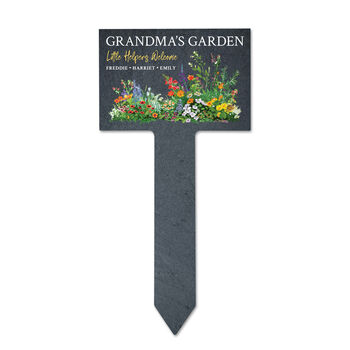 Personalised Little Helpers Welcome Garden Marker, 7 of 8