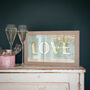 Personalised 'X' Marks The Spot Love Gold Sign, thumbnail 2 of 4