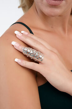 Elements Full Finger Armour Ring, 6 of 12