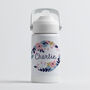Personalised Flourish Design Kids Water Bottle, thumbnail 1 of 6