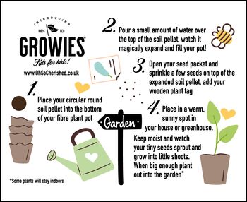 Kids Sunflower Seed Kit, Grow Your Own, Kids Party Bag, 9 of 9