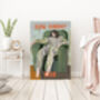 Slow Sunday Female Portrait Art Print, thumbnail 2 of 3