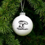 Christmas Bauble With Mushroom, thumbnail 2 of 4