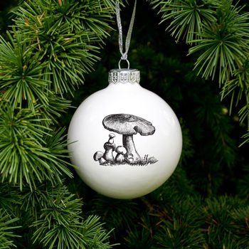 Christmas Bauble With Mushroom, 2 of 4
