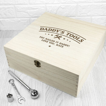 Personalised He Can Fix Anything Tool Box, 3 of 10