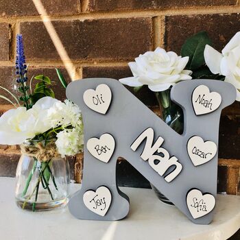 N For Nan Personalised Mother's Day Gift Grey, 3 of 3