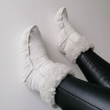 Merino Wool Elastic High Socks, 6 of 7