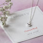 December Birthstone Sterling Silver Necklace, thumbnail 5 of 12