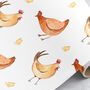 Chicken Wrapping Paper Roll Or Folded, thumbnail 2 of 3
