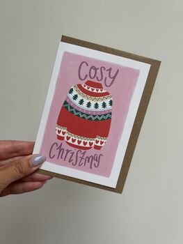 ‘Cosy Christmas’ Christmas Card, 2 of 3