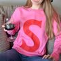 Personalised Initial Alphabet Sweatshirt, thumbnail 2 of 5