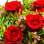 Six Red Roses Fresh Flower Bouquet Gift, thumbnail 6 of 7