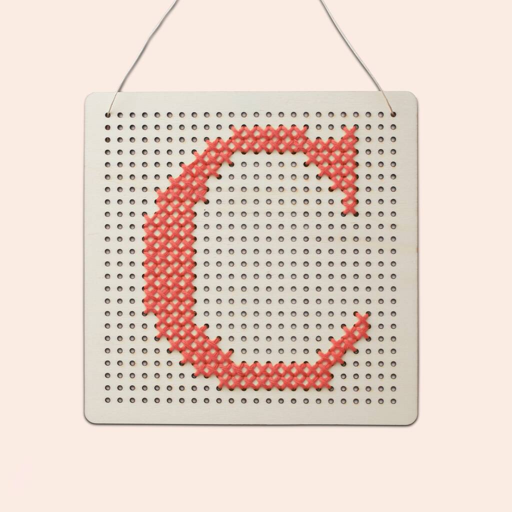 Cross Stitch Pegboard Kit By Cotton Clara
