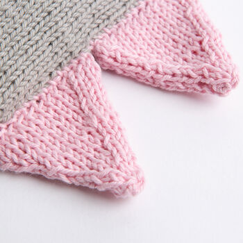 Baby Dinosaur Bonnet Easy Knitting Kit, 5 of 7