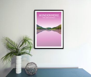 Windermere Lake District Art Print, 2 of 4