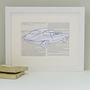 Personalised Jaguar E Type Embroidered Artwork, thumbnail 2 of 8