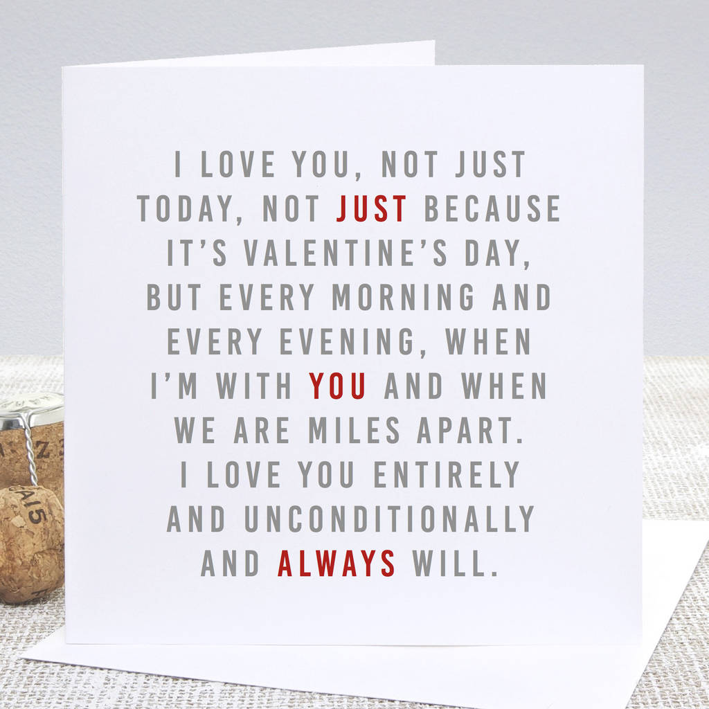 'Always' Valentine's Day Card, 1 of 6
