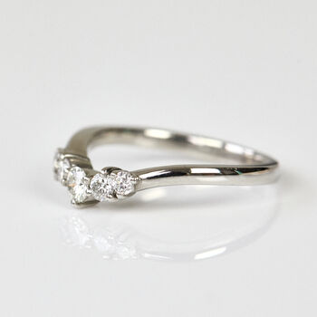 The Platinum Ariadne Diamond Wedding Ring, 2 of 2