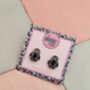 Penguin Glitter Resin Studs / Gift For Penguin Lovers / Christmas Studs, thumbnail 4 of 5