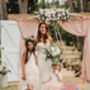Aria ~ Party Or Flower Girl Dress In Blush, thumbnail 1 of 10