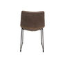 Dexter Moleskin Mussel Brown/Grey Two Dining Chairs, thumbnail 4 of 6
