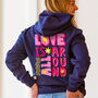 Love Is All Around Hoodie, thumbnail 1 of 10