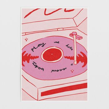 Inhaler 'It Won't Always Be Like This' Vinyl Lyric Art Print, 6 of 6