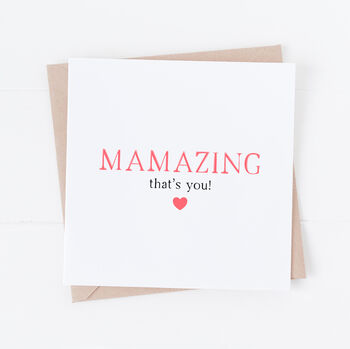 Amazing Mum Card For Birthday Or Mother's Day, 2 of 4