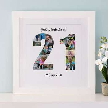 Personalised 21st Birthday Photo Collage, 3 of 8