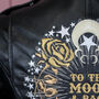 Black Cropped Zodiac Celestial Bridal Jacket, thumbnail 10 of 11