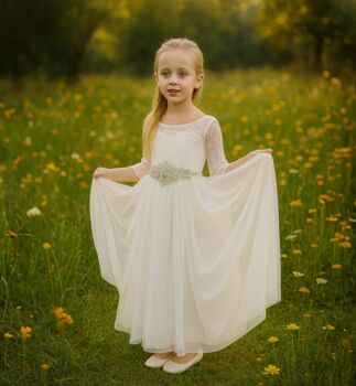 Layla ~ Flower Girl Or Communion Dress, 3 of 7