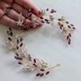 Burgundy Crystal Hair Vine, thumbnail 4 of 7