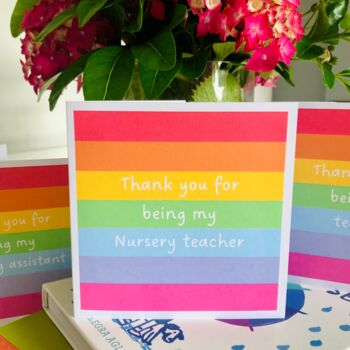 Thank You For Being My Teacher Card, 2 of 2