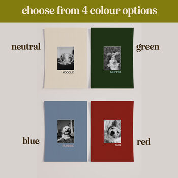 Personalised Pet Dog Photographic Print, 8 of 12