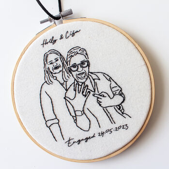 Customised Picture/Portrait Hand Embroidery, 2 of 5