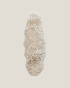 Premium New Zealand Single Sheepskin Long Wool Rug Medium, 3 of 12