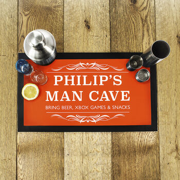 Personalised Man Cave Bar Mat, 5 of 12