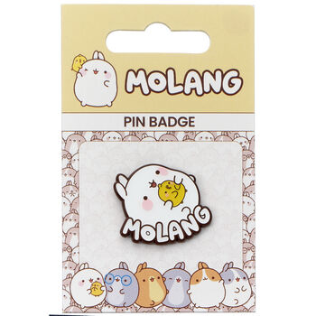 Molang And Piu Piu Logo Pin Badge, 3 of 3